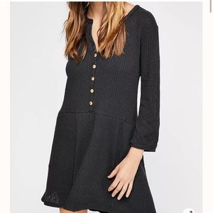 FREE PEOPLE Blossom Button Up Tshirt Dress